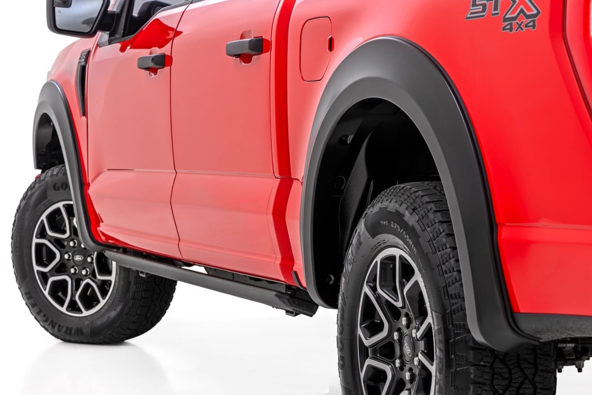 Ford F-150 Fender Flares - Rough Country - Sport - E9 Argon Blue - '21-'26